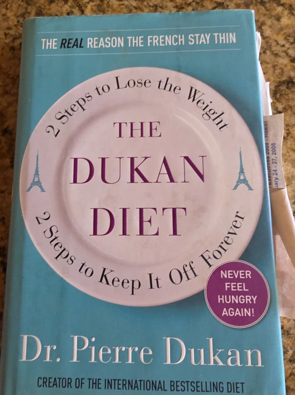 The Dukan Diet Hardcover Diet Book - No Sugar - Low Card Dr Pierre Dukan EUC